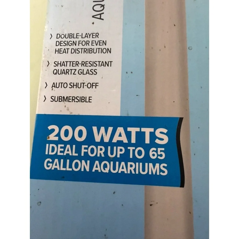 Top Fin H200 Aquarium Heater 200W Submersible Fish Tank Heater Up To‎ 65 Gal